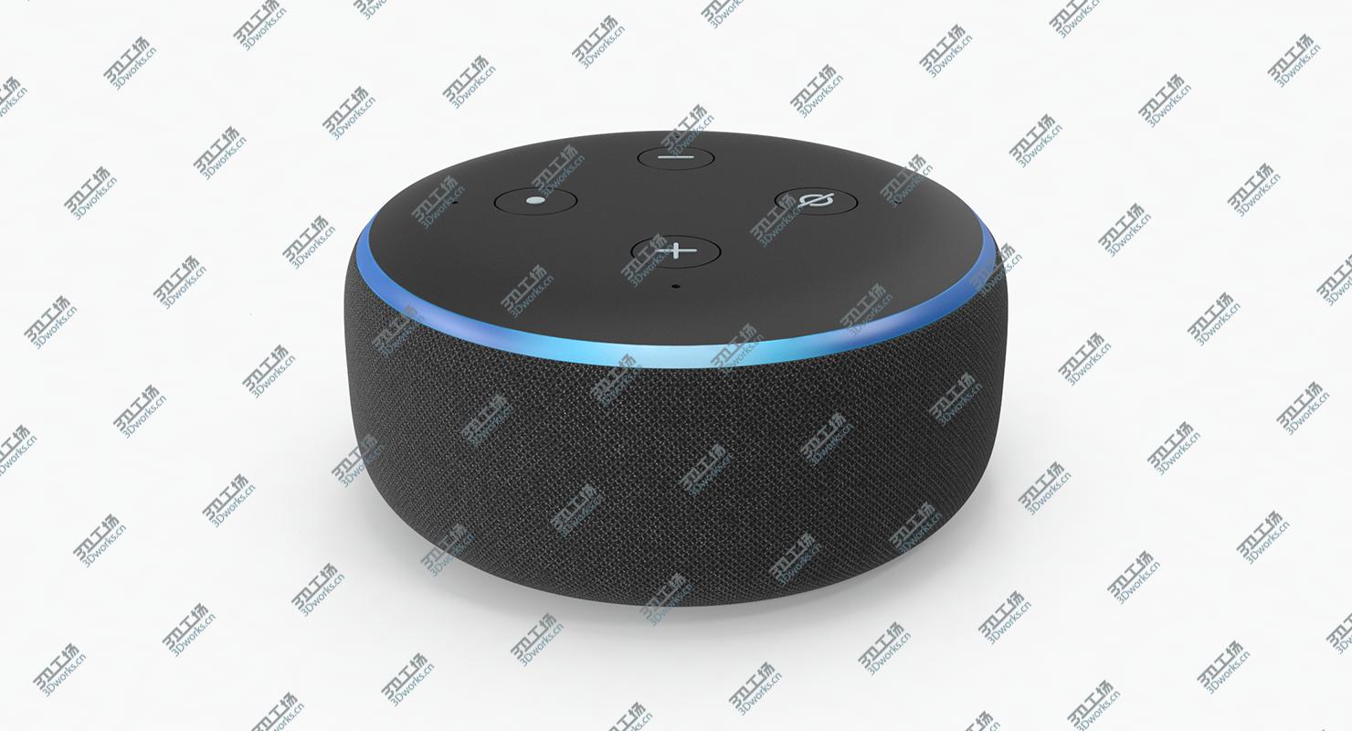 images/goods_img/2021040161/Amazon Echo Dot 3rd Generation Charcoal 3D model/2.jpg